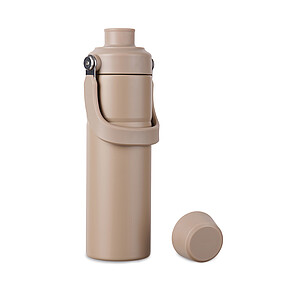 RCS recycled bottle 600 ml, greige