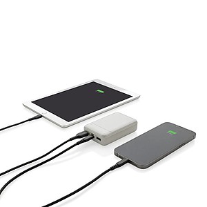 RCS standard recycled plastic 10.000 mAh powerbank