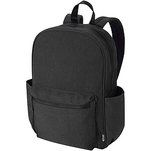 Recanvas 15.6” GRS recycled city backpack 16L, black