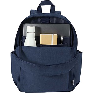 Recanvas 15.6” GRS recycled city backpack 16L, navy