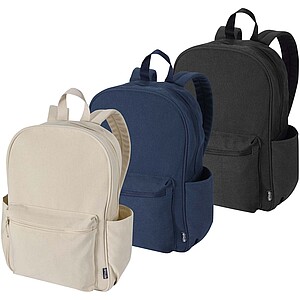 Recanvas 15.6” GRS recycled city backpack 16L, navy
