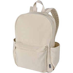 Recanvas 15.6” GRS recycled city backpack 16L, sandstone