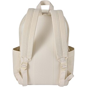 Recanvas 15.6” GRS recycled city backpack 16L, sandstone