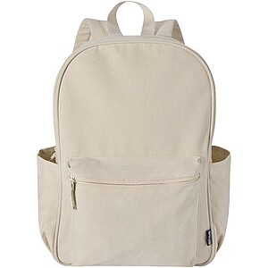 Recanvas 15.6” GRS recycled city backpack 16L, sandstone