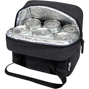 Recanvas GRS recycled lunch cooler bag 5L, black