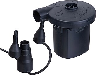 Rechargeable electric pump, black