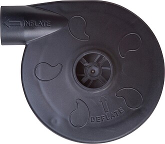 Rechargeable electric pump, black