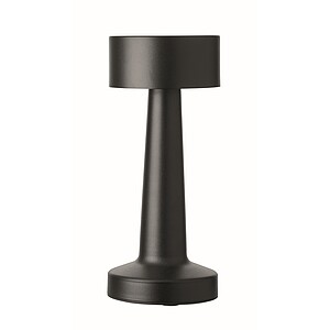 Rechargeable iron table lamp, black
