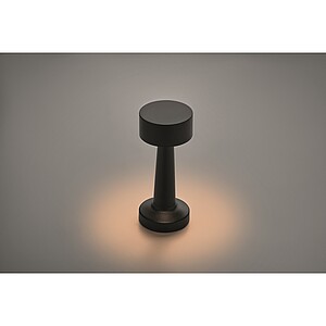 Rechargeable iron table lamp, black