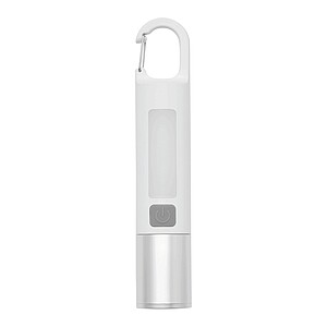 Rechargeable LED torch, white|silver