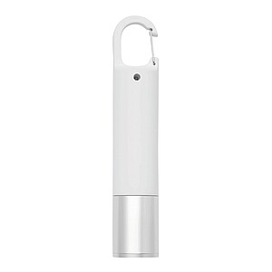 Rechargeable LED torch, white|silver