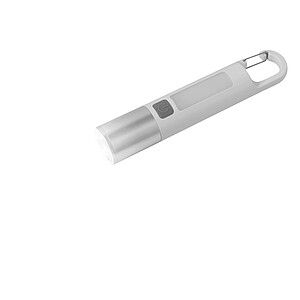 Rechargeable LED torch, white|silver