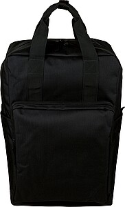 Recycled (900D) polyester backpack Amalia, black