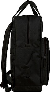 Recycled (900D) polyester backpack Amalia, black