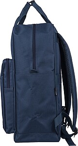 Recycled (900D) polyester backpack Amalia, blue