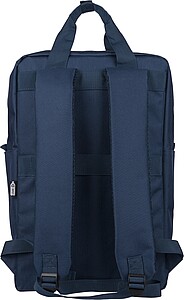 Recycled (900D) polyester backpack Amalia, blue