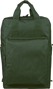 Recycled (900D) polyester backpack Amalia, green