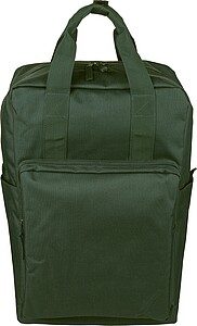 Recycled (900D) polyester backpack Amalia, green