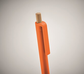 Recycled ABS ball pen, orange