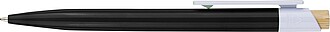 Recycled ABS ballpen Zian, black