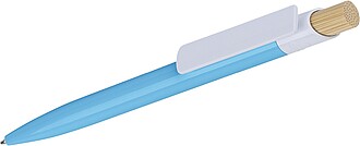 Recycled ABS ballpen Zian, light blue