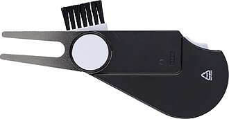 Recycled ABS multifunctional golf tool Suki, black