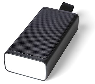 Recycled ABS portable speaker Malina, black