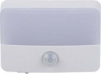 Recycled ABS rechargeable sensor light Ari, white