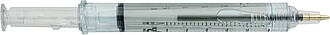 Recycled ABS syringe shaped ballpen Dr. David, neutral