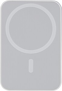 Recycled ABS wireless charger powerbank Miren, white