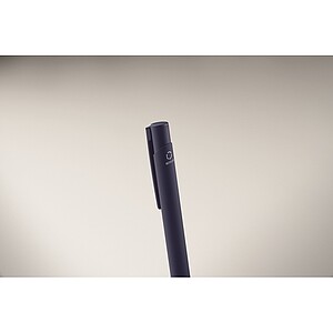 Recycled aluminium ball pen, french navy
