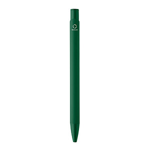 Recycled aluminium ball pen, green