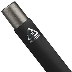 Recycled aluminium ballpen Emmett, black