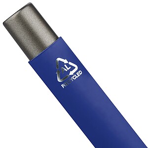 Recycled aluminium ballpen Emmett, blue