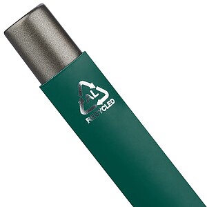 Recycled aluminium ballpen Emmett, green