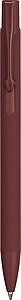 Recycled aluminium ballpen Gladys, burgundy