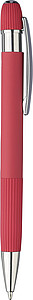 Recycled aluminium ballpen Mael, red