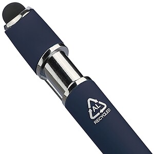 Recycled aluminium ballpen Primo, blue