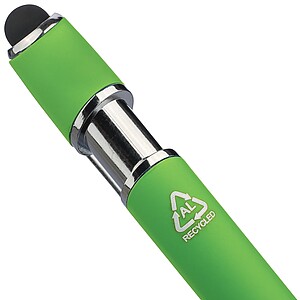 Recycled aluminium ballpen Primo, lime