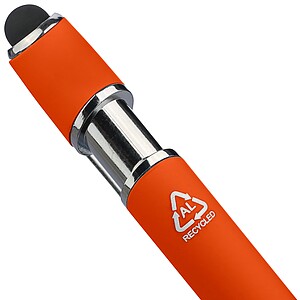 Recycled aluminium ballpen Primo, orange