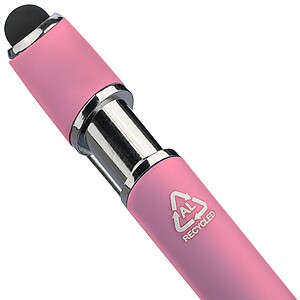 Recycled aluminium ballpen Primo, pink