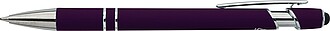 Recycled aluminium ballpen Primo, purple