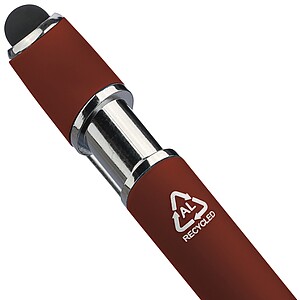 Recycled aluminium ballpen Primo, red