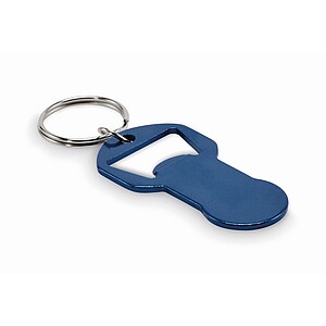 Recycled aluminium bottle opener k, french navy