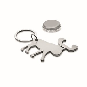 Recycled aluminium key ring