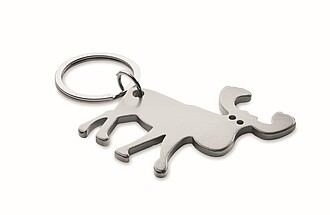 Recycled aluminium key ring