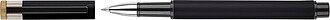 Recycled aluminium lacquered pen set Ilaria, black