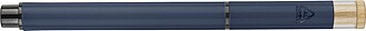 Recycled aluminium lacquered pen set Ilaria, blue
