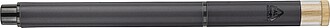 Recycled aluminium lacquered pen set Ilaria, grey
