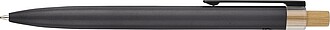 Recycled aluminium lacquered push ballpen Maren, grey